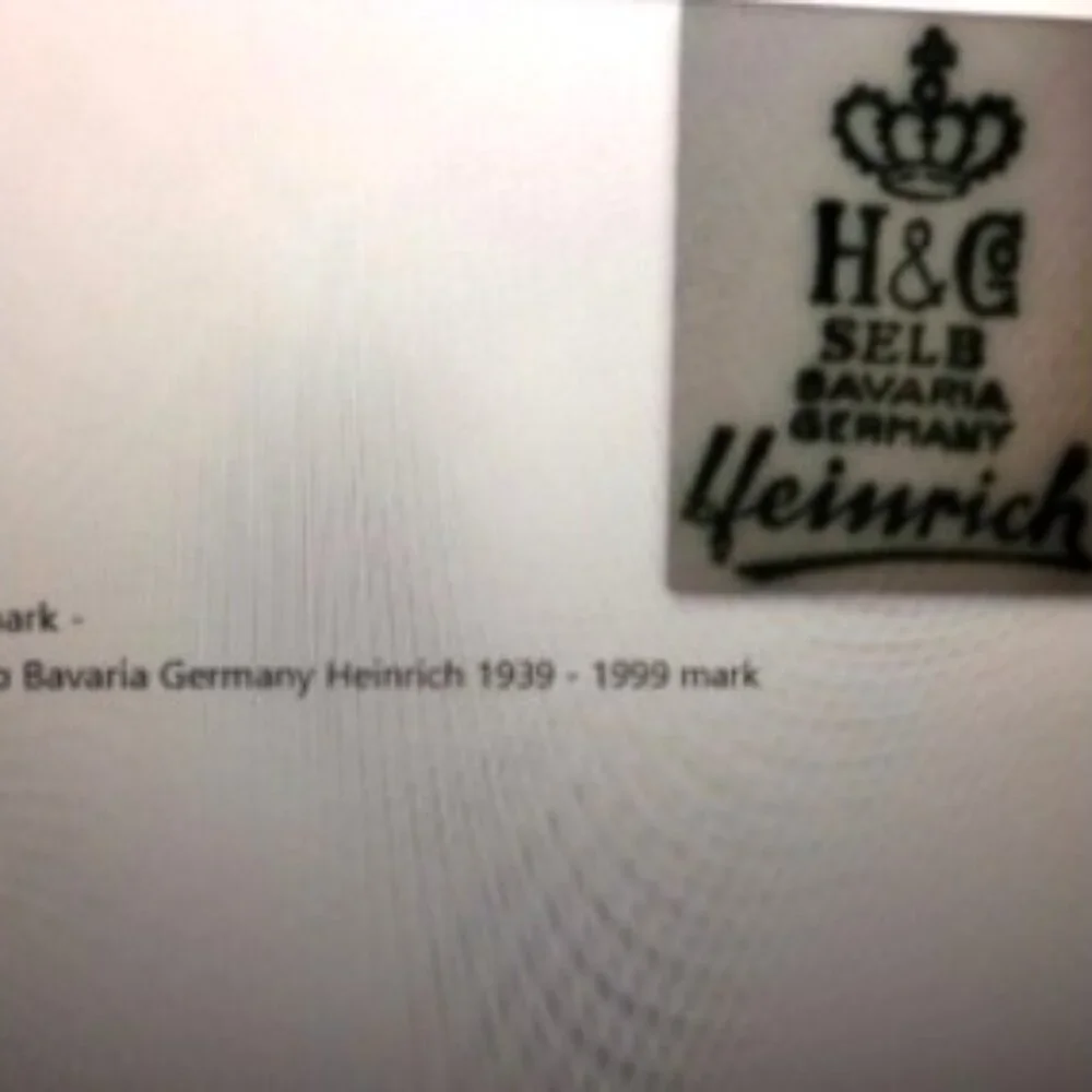 RARE H&C Selb Bavaria Chiemsee Tea Trio Hand-Painted Artist Signed Schmidt